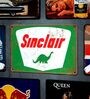 Number Plates Big Wall Sign Sinclair Vintage Automotive