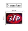 Number Plates Big Wall Sign STP Vintage Automotive