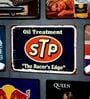 Number Plates Big Wall Sign STP Oil Treatment Vintage
