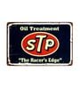 Number Plates Big Wall Sign STP Oil Treatment Vintage