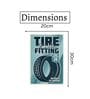 Number Plates Big Wall Sign Tire Express Fitting Garage
