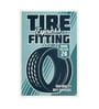 Number Plates Big Wall Sign Tire Express Fitting Garage