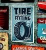Number Plates Big Wall Sign Tire Express Fitting Garage