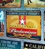 Big wall sign Budweiser Scolarship Metal Plate