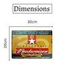 Big wall sign Budweiser Scolarship Metal Plate