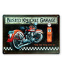 Big wall sign Busted Knuckle Garage Metal Plate