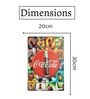 Big wall sign Coca cola posters Metal Plate