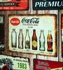 Big wall sign Cocacola Bottles Metal Plate