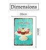 Big wall sign Cupcakes Bakery Metal Plate
