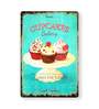 Big wall sign Cupcakes Bakery Metal Plate
