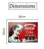 Big wall sign Drink Cocacola Metal Plate