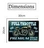 Big wall sign Full Throttle Since 1985 Metal Plate