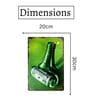 Big wall sign Heine Bottle Rolled Metal Plate