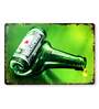Big wall sign Heine Bottle Rolled Metal Plate