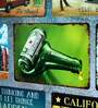 Big wall sign Heine Bottle Rolled Metal Plate