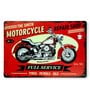 Big wall sign Smith Motorcycle Repair Shop Metal Plate