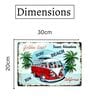 Big wall sign Volkswagen Surf Beach Metal Plate