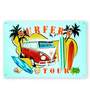 Big wall sign Volkswagen Surfers Tour Metal Plate