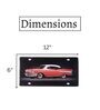 Number Plates Wall Sign Chevrolet Bel Air 1957 Vintage Car