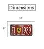 Number Plates Wall Sign Ferrari F1 1929 Vintage Racing