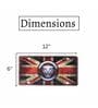 Number Plates Wall Sign Jaguar UK Flag Vintage Car