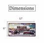 Number Plates Wall Sign Pep Boys Vintage Decor