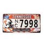 Number Plates Wall Sign Tennessee NC 7998 Vintage Decor