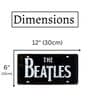 Number Plates Wall Sign The Beatles Music Theme