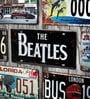 Number Plates Wall Sign The Beatles Music Theme