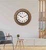 Numeric Dial Gold Brass Traditional Wall Clock