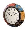 Numeric Dial Multicolour Brass Traditional Wall Clock