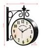 Numeric Dial Multicolour Metal Station Clock