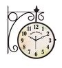 Numeric Dial Multicolour Metal Station Clock