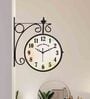 Numeric Dial Multicolour Metal Station Clock