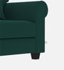 Numonk Velvet 1 Seater Sofa in Amazon Green Colour