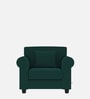 Numonk Velvet 1 Seater Sofa in Amazon Green Colour