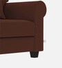 Numonk Velvet 1 Seater Sofa in Chocolate Brown Colour