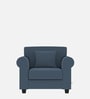Numonk Velvet 1 Seater Sofa in Oxford Blue Colour