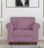 Numonk 1 Seater Sofa In Puce Pink Colour