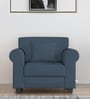 Numonk Velvet 1 Seater Sofa in Oxford Blue Colour