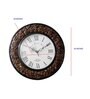 Nut Shell Wooden Roman Dial Analog Wall Clock