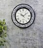 Nut Shell Wooden Roman Dial Analog Wall Clock