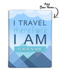 Nutcase I Travel Therefore Polyfabric Add Your Name Personalized Passport Holder