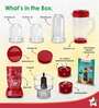 Nutri Blend 500W Juicer Mixer Grinder with 4 Jars
