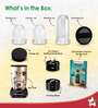 Wonderchef Nutri Blend 500W Mixer Grinder With 3 Jars & Recipe Book