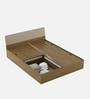 Nuvano King Size Bed With Box Storage In Melamine Finish