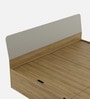 Nuvano Queen Size Bed With Box Storage In Melamine Finish