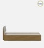 Nuvano Queen Size Bed With Box Storage In Melamine Finish
