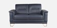 Nyke Leather 2 Seater Sofa in Blue Colour