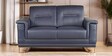 Nyke Leather 2 Seater Sofa in Blue Colour